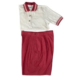 SPORTFOLIO BY MARCIA Women’s Top (S) & Shorts (10) Excellent Condition Like New